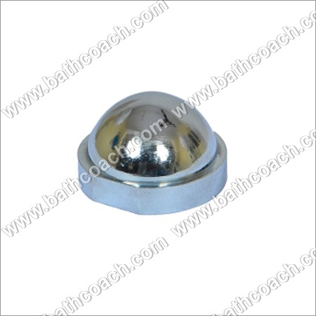 Brass CP Doom End Plug - Brass, 1/2 Size, Chrome Plated, Round Thread Female Connection | High Endurance, Rust Proof, Flawless Design