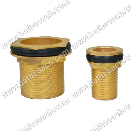 Brass Full Thread Tank Nipple - Brass Material, 1/2 to 4 Size, Length 120 mm | Male Connection, Sturdy Design, Easy to Install, Accurate Dimensions
