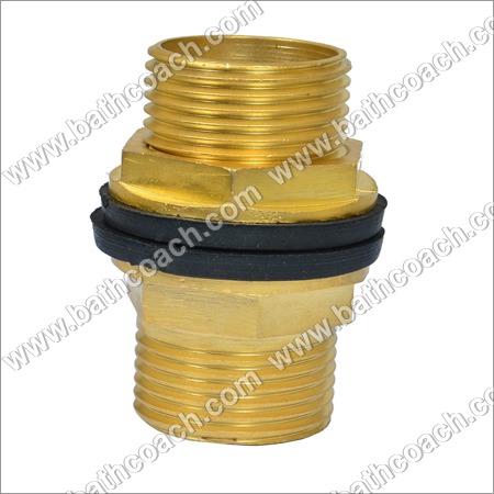 Brass Hex Tank Connector