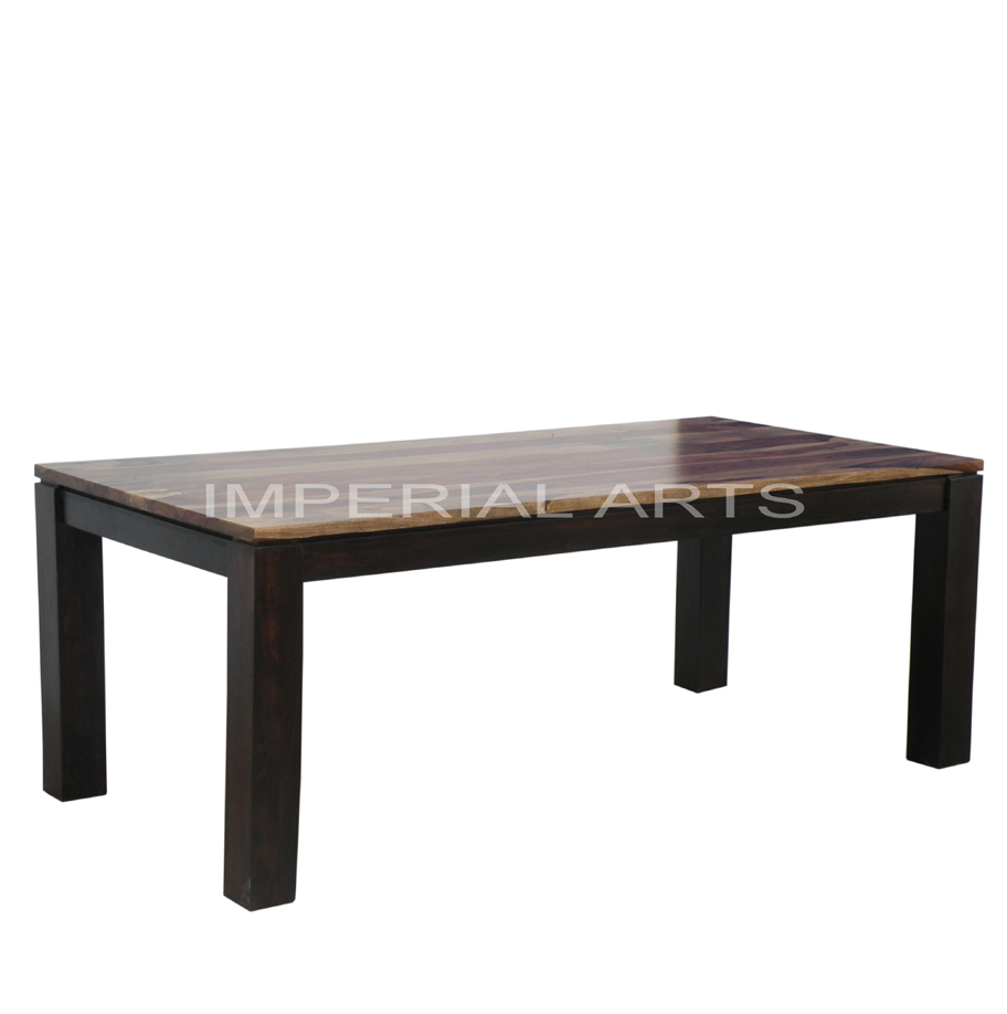Sheesham Wooden Furniture Black Finish Dining Table