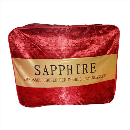 Embossed Double Bed Mink Blanket