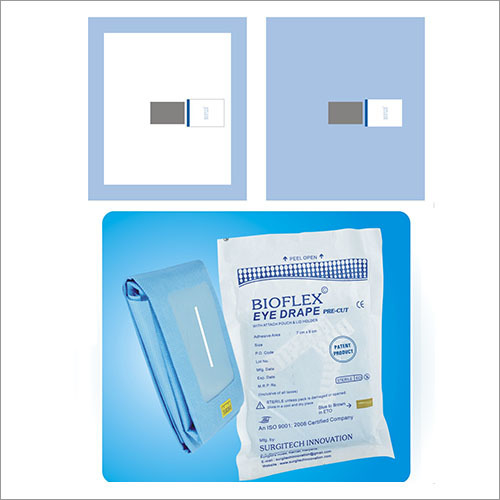 Bioflex Pre Cut Eye Drapes - Premium Quality, Water Repellent, Hygienic Softness, High Durability