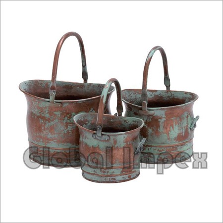 Antique Brown Garden Pots