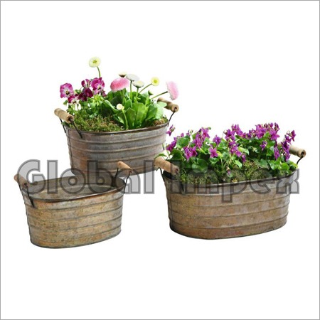 Antique Brown Plant Pots