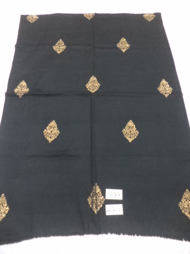 Black Merino Wool With Swasrosvki Stole