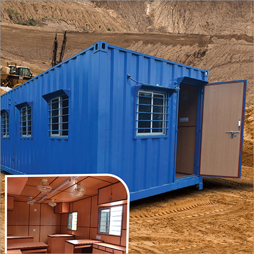 Pvc Mat Over Cement Flooring Portable Office Cabin