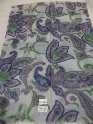 Mixcolor Pure Linen Printed Stoles