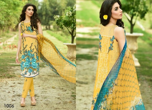 Sarra Cotton Designer Print Suit