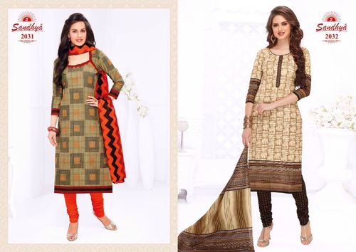Sandhya Cotton Printed Dress Material