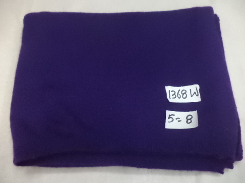 Purple Woolen Knitted Dyed Stole.