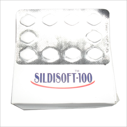 Sildisoft Tablets - Pharmaceutical Grade 10x10x5 mm 100mg | Chewable Erectile Dysfunction Gastrointestinal Safe Alcohol Compatible