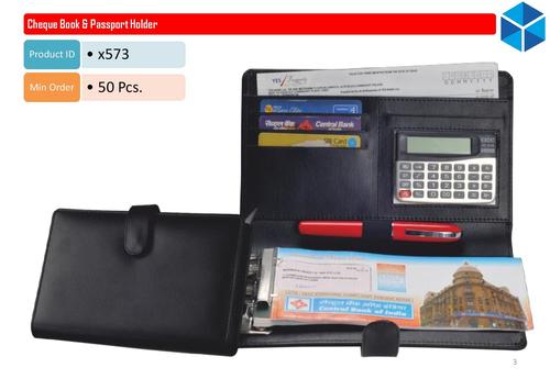 Cheque Book Holder