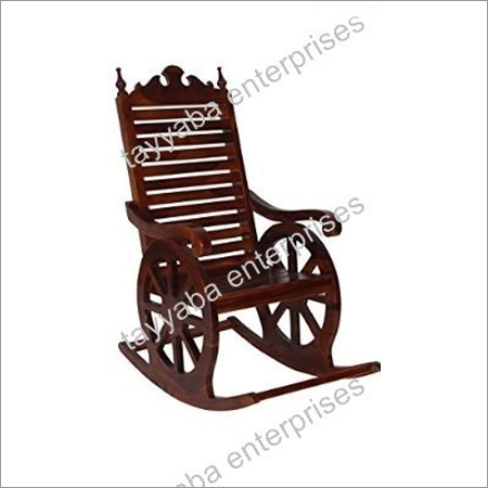 Walnut Wood Rocking Chair