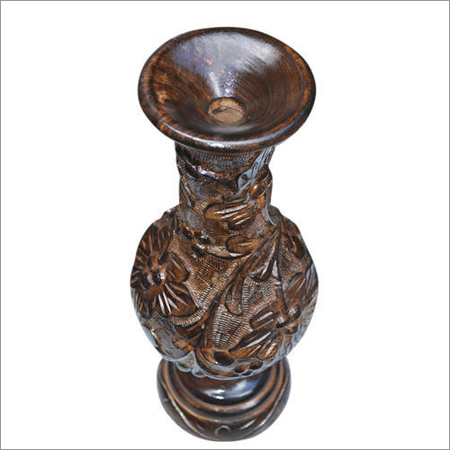Vintage Wooden Vase