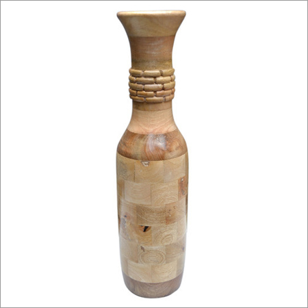 Wooden Flower Vase