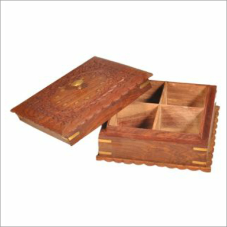 Brown Wooden Jewellery Box