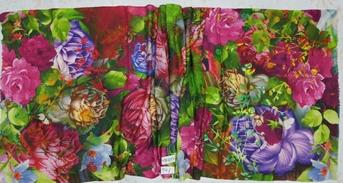 Mix Color Merino Wool Digital Print With Swasrosvki Stole