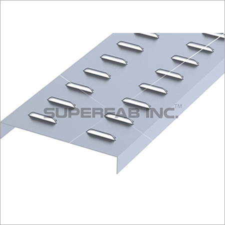 Cable Tray Cover Louvered Flanged