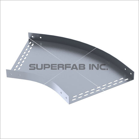 Perforated Cable Tray Horizontal Elbow 45