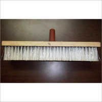 Wooden Floor Sweeping Brush - Durable Wood & Plastic, Rectangle Shape, Synthetic Fiber Bristles, Long Handle Attachment, Easy Handling
