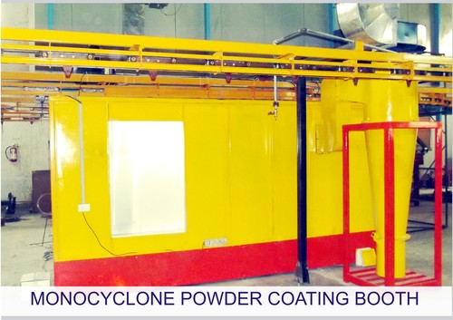 Powder Coating Booth with Mono Cyclone
