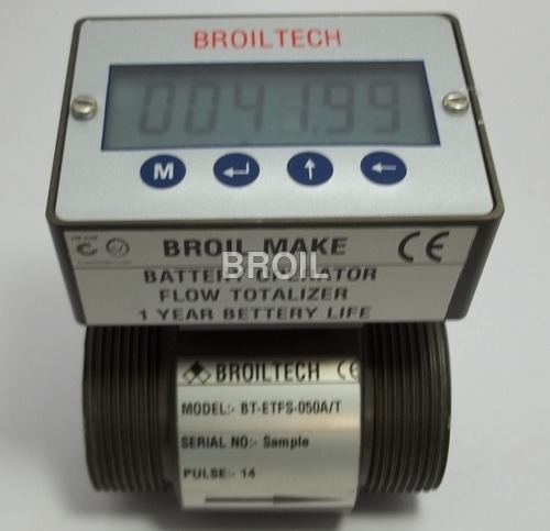Flow Meter With Digital Resetable Display And Autocalibration Facility
