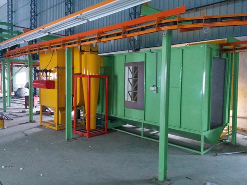 Powder Coating Booth After Recovery Type