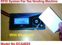 Tea Vending Machine Control Panel - Plastic Metal, 10x5x2 Cm, Bluetooth Enabled, Rfid System, Lcd Display, User Friendly