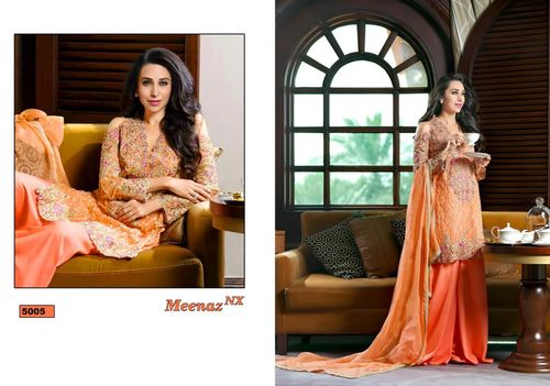 Meenaz nx Georgette Embriodary suit