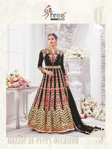 Pure Anarkali By Shree Fabs