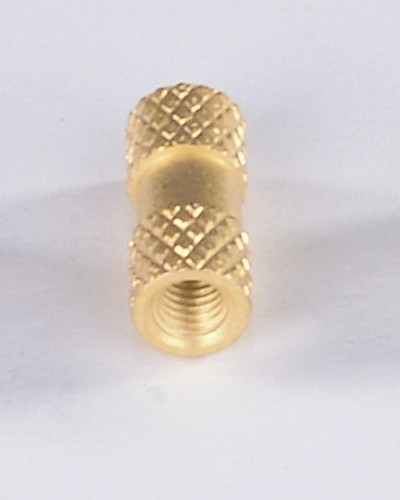 Brass Cross Knurling Insert