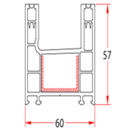 Sliding Frame 2 track WOT 57