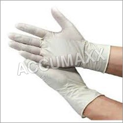 White Powdered Free Latex Examination Gloves