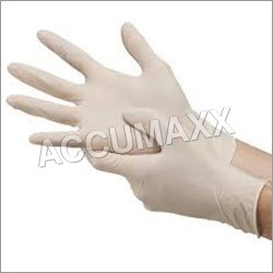 White Disposable Latex Glove