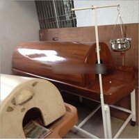 Shirodhara Massage Table - Color: Dark Brown/wood Finish