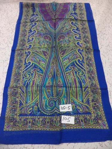 Mixcolor Pure Silk Jamawar Printed Stoles 