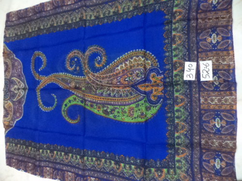 Mix Color Pure Silk Paisley Printed Stoles.