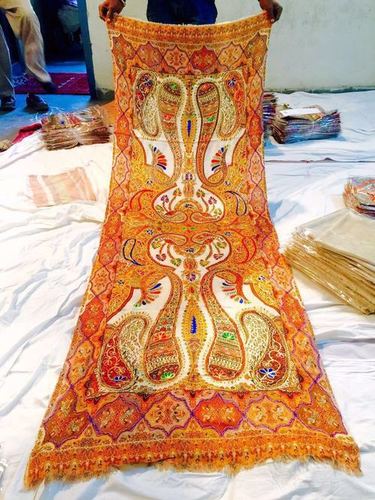 Antique Kalamkari Embroidery Artwork Antique Kalamkari Embroidery Artwork