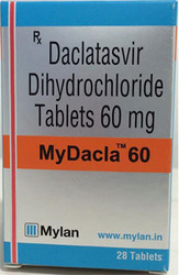 Mydacla Tablet - Daclatasvir Dihydrocloride 60mg, Effective Direct-Acting Antiviral for Chronic HCV Genotype 3 Treatment, Low Side Effects & Long Shelf Life