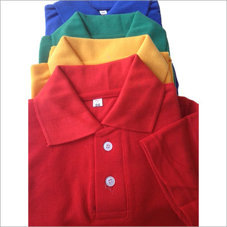 Kids Polo T-Shirt Collar Type: V Neck