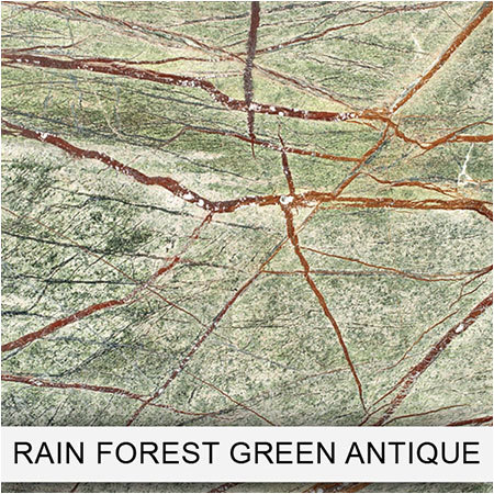 Rain Forest Green Antique Marble
