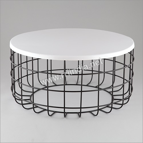 Low Bottom Wireframe Table