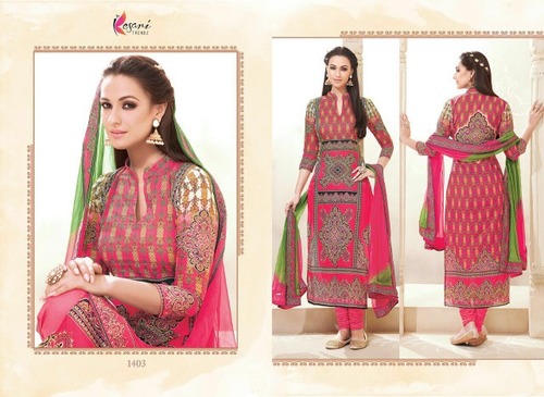 Alia-10 Karachi cotton digital print suit