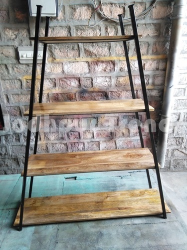 Polished Industrial Book Shelf