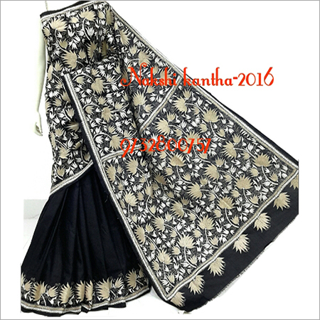 Pure Handloom Silk Kantha Saree