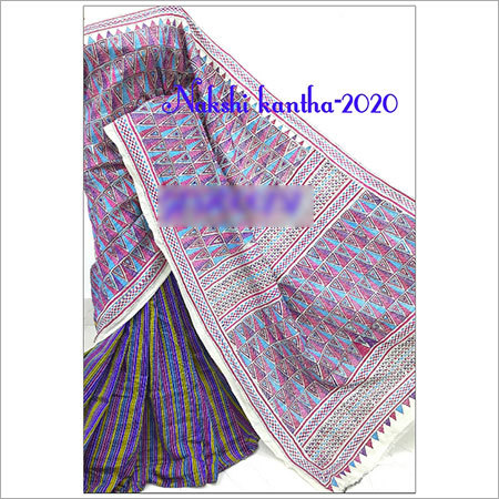 Pure Handloom Katha Silk Saree