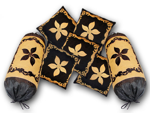 Laser Cutting Bolster Cover with Cushion Cover
