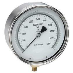 Test Pressure Gauge Dial Material: Glass
