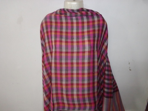 Fine Wool Multi Check Stoles