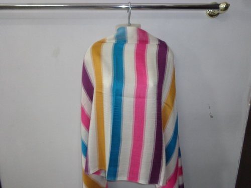 Multi Stripes Wool Stoles